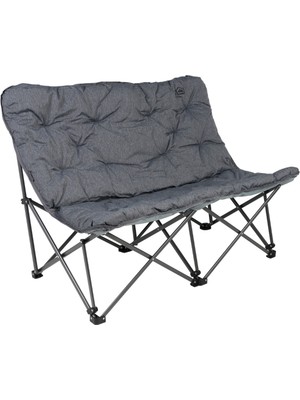 King Camp Kingcamp Lemon Lux Double Ultra Konforlu Çift Kişilik Kamp Sandalyesi Grey