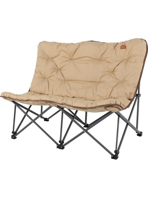 King Camp Kingcamp Lemon Lux Double Ultra Konforlu Çift Kişilik Kamp Sandalyesi Khaki
