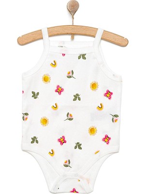 HelloBaby Çiçek Desenli Ip Askılı Body