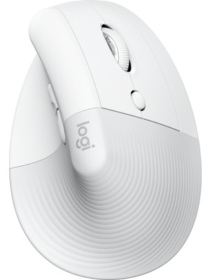 Logitech Lift Sessiz Kablosuz Ergonomik Dikey Mouse - Beyaz