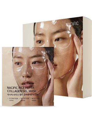 Nacific Rice Pepta Collagen Gel Mask - Şeffaflaşan Kolajen Jel Maske