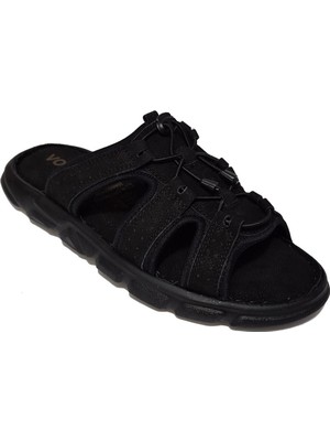 Voyager Lastik Bağlı  Deri Erkek Terlik 4721