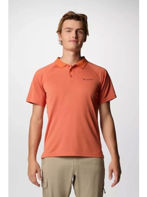 Erkek Alpine Chill Polo Yaka T-Shirt - Kiremit