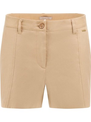 Kadın Gj Isabeau Linin Şort - Bej