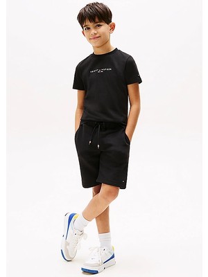 Erkek Çocuk T-Shirt ve Şort Takım - Siyah