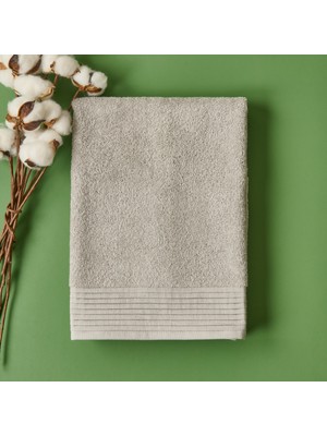 Evidea Soft Premium Yüz Havlusu - Gri - 50X90 cm