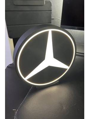 Mercedes Logolu Gece Lambası