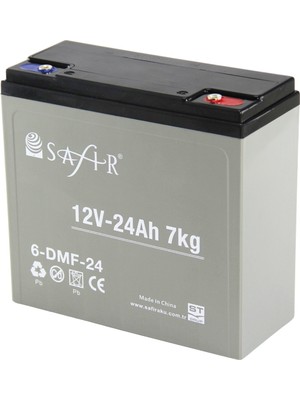 Safir 12 V - 24 Ah Grafen Jel Akü