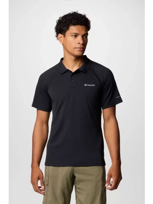 Columbia Erkek Alpine Chill Pro Kısa Kollu Polo T-Shirt - Siyah