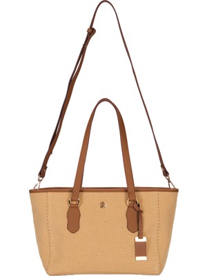 Bej-Taba U.s. Polo Assn. Kadın Omuz Çantası US25302