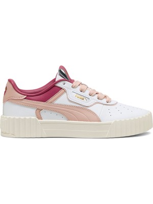 Puma Carina 3.0 Luxe Kadın Spor Ayakkabı Beyaz Renk Nefes Alabilir Yapı ile Koşu İçin İdeal