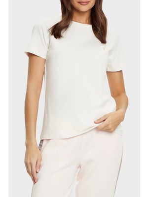 Guess Colette Streç Pamuklu Regular Fit Bisiklet Yaka T Shirt V4YI09J1314 Bayan T Shirt V4YI09 J1314 G6K5