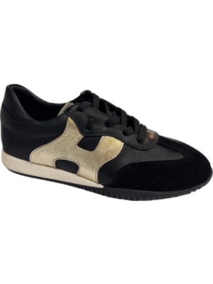 Tufan Shoes Siyah  Deri Sneaker