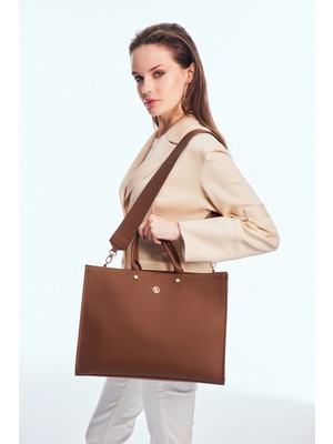 A.kahve U.s. Polo Assn. Kadın Omuz Çantası US24622