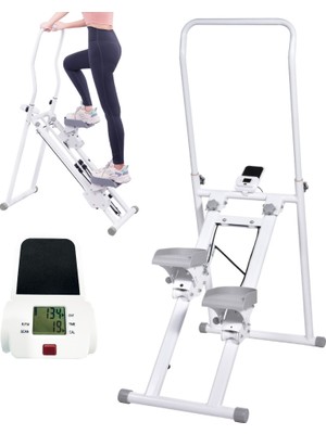 Katlanabilir Dikey Tırmanma Egzersiz Aleti - Merdiven Tırmanma Kondisyon Aleti