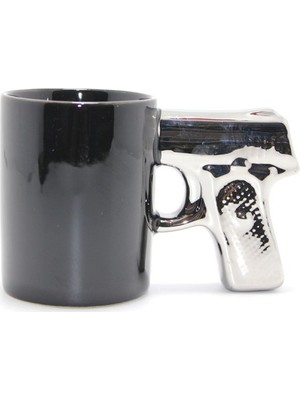 Periboia Porselen Silahlı Kupa Bardak Model 2