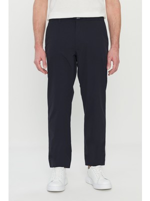 Relax Fit Rahat Kesim Beli Lastikli Cepli Esnek Takım Elbise Pantolonu