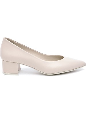 Derinet Hakiki Deri Kadın Topuklu Ayakkabı