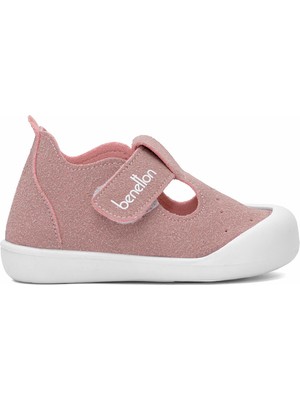 Benetton BN-1249 Bebe Kız Çocuk Yürüyüş Ayakkabısı Pudra