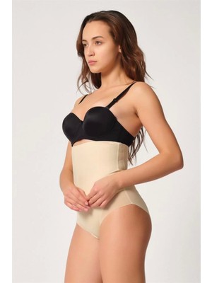 Miraxx Ten Emay 2945 Tül Karyokalı Slip Lazer Korse