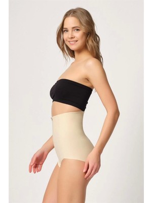 Miraxx Ten Emay 2920 Yüksek Bel Karın Desteklı Slip Lazer Korse