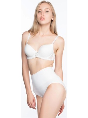 Miraxx Beyaz Emay 2021 Double Düşük Bel Slip Korse