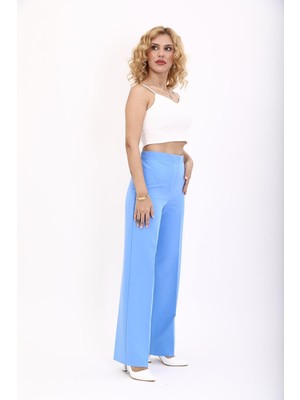 Bol Paça Pantolon-Gökyüzü