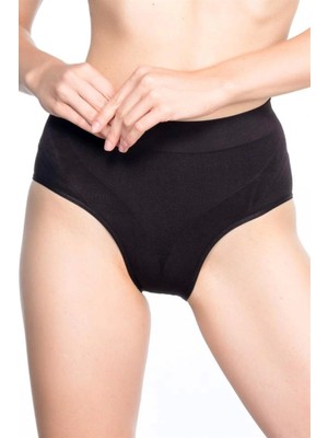 Miraxx Siyah Emay 7025 Ince Düşük Bel Slip Korse