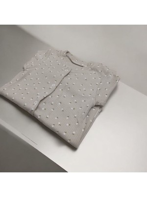 Çıtçıtlı Unisex %100 Pamuklu Bebek Tulumu
