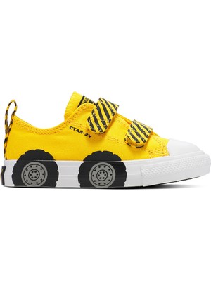 Converse Chuck Taylor All Star Construction Truck Çocuk Sarı Platform Sneaker.753