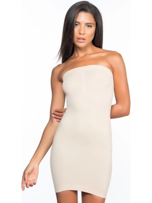 Miraxx Ten Emay 5065 Straplez Elbise Korse