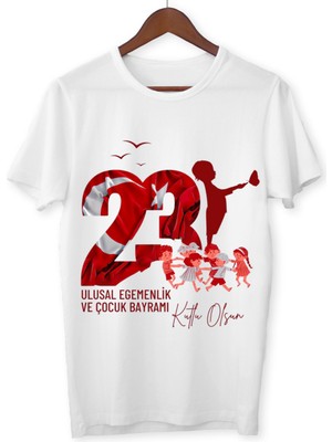 Alpşan Ticaret 23 Nisan Tişörtü 23 Nisan Çocuk Tshirt