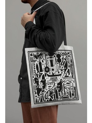 Mediterian Renkli Hafif Bez Çanta, Günlük Şıklık ve Pratiklik İçin Mükemmel Seçenek