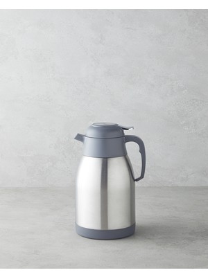 Good Mood Temp Çelik Termos 2 Litre Gri