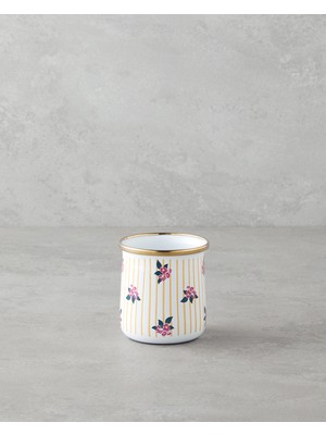 English Home Vermilion Emaye Bardak 350 ml Sarı-Kırmızı