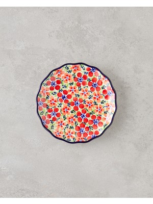 Botanic Stoneware Pasta Tabağı 16 cm Renkli