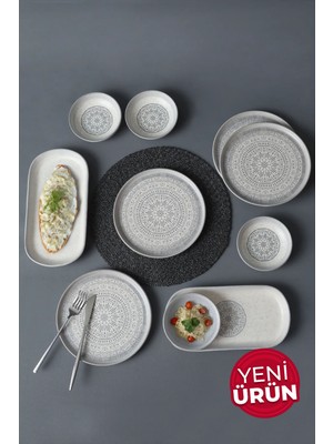 Keramika Stone Kahvaltı Takımı 10 Parça 4 Kişilik 21426-27