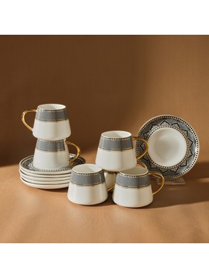 Karaca Globe 6 Kişilik Kahve Fincanı Takımı 80 ml