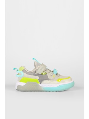 Vicco Aidos Hafif Unisex Okul Öncesi Gri Spor Ayakkabı