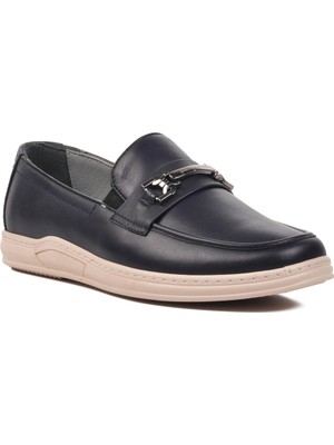 Pierre Cardin Lacivert  Deri Erkek Günlük Ayakkabı