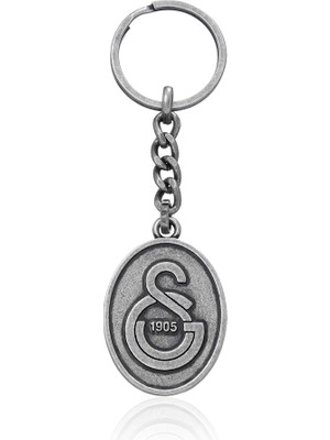 GS Store Galatasaray Tek Renk Arma Metal Anahtarlık GSKEY24008