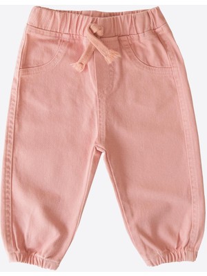 Kitikate Organik Gabardin Bebek Pantolon Pembe