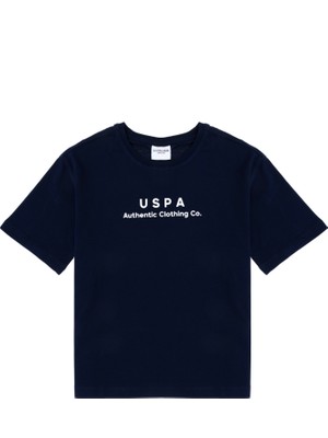 U.S. Polo Assn. Erkek Çocuk Lacivert Comfort Basic Bisiklet Yaka Tişört 50306513-VR033