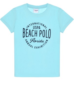 U.S. Polo Assn. Erkek Çocuk Aqua Bisiklet Yaka Tişört 50307129-VR007