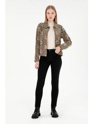 U.S. Polo Assn. Kadın Siyah Toothpick Fit Jean Pantolon 50299347-DN0027