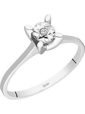 Sirius 0,40 Karat Görünümlü Pırlanta Tektaş Yüzük