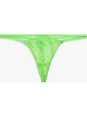 Koton Standart Bel Dantelli String Külot