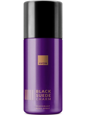 Avon Black Suede Charm Erkek Sprey Deodorant 150 ml
