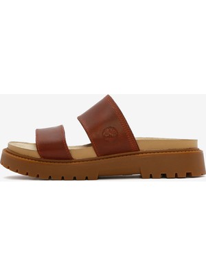 Timberland Clairemont Way Slide Sandal Kadın Kahverengi Terlik Tb0a63preq81