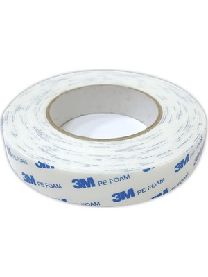 3m Çift Taraflı Köpük Bant - 15 mm Genişlik - 4,5 Metre